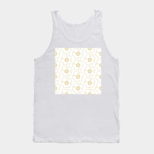 White flowers Tank Top